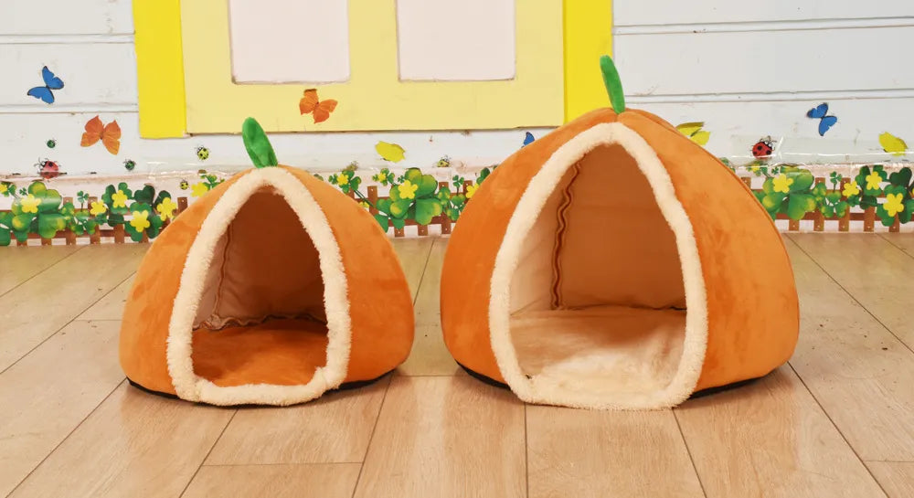 Cave-Style Warm Deep Sleeping Snug Cat Cave Dog House